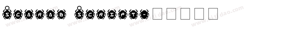 Scarab Script字体转换